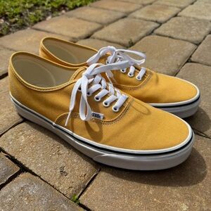 Vans Authentic Color Theory Golden Yellow \ Size 11.5